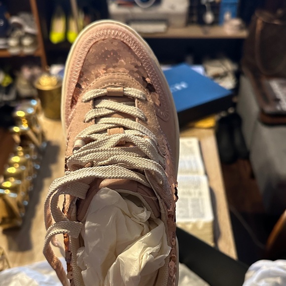 COACH CITYSOLE COURT Sequin Pink Women's Sneakers - Picture 10 of 16